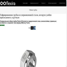 Скриншот главной страницы сайта flexira.by