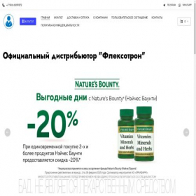 Скриншот главной страницы сайта flexotron-russia.ru
