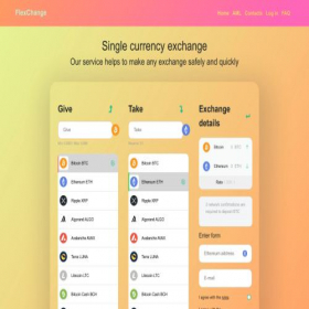 Скриншот главной страницы сайта flexoxchange.com