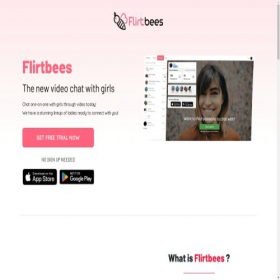 Скриншот главной страницы сайта flirtbees.com