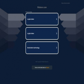 Скриншот главной страницы сайта flittoken.com