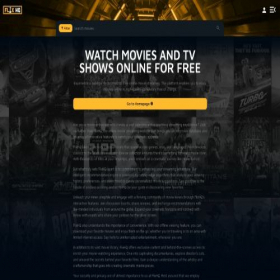 Скриншот главной страницы сайта flixhq.id