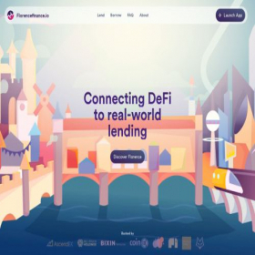 Скриншот главной страницы сайта florencefinance.io