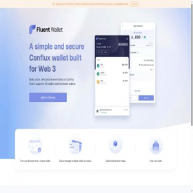 Скриншот главной страницы сайта fluentwallet.com