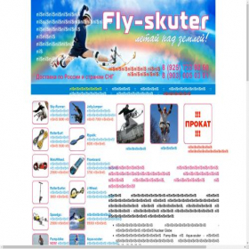 Скриншот главной страницы сайта fly-skuter.ru