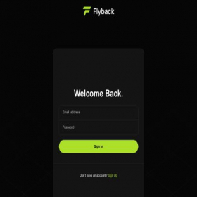 Скриншот главной страницы сайта flybacksolutions.com