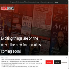 Скриншот главной страницы сайта fmc.co.uk