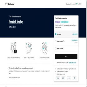 Скриншот главной страницы сайта fmid.info