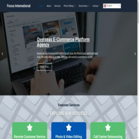 Скриншот главной страницы сайта focusinternational.com.pk
