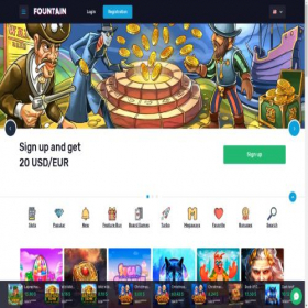 Скриншот главной страницы сайта fontan-casino22.com
