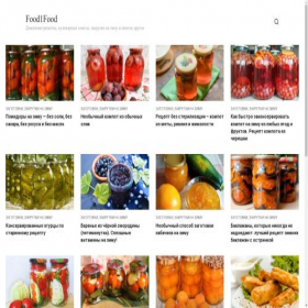 Скриншот главной страницы сайта food1food.ru