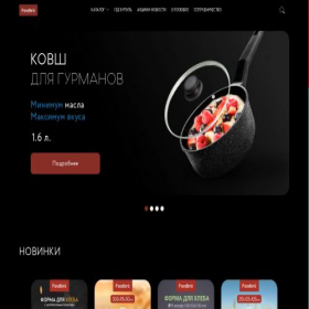 Скриншот главной страницы сайта foodbro.ru