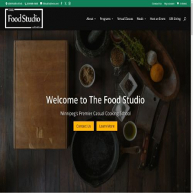 Скриншот главной страницы сайта foodstudio.net