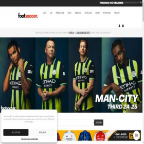 Скриншот главной страницы сайта footsoccerpro.co