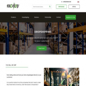 Скриншот главной страницы сайта forcetop.com