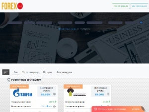 Скриншот главной страницы сайта forex-live24.ru