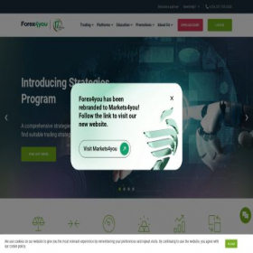 Скриншот главной страницы сайта forex4you.com.ng