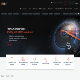 Скриншот главной страницы сайта forexcentre24.com