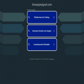 Скриншот главной страницы сайта forexpipssignal.com