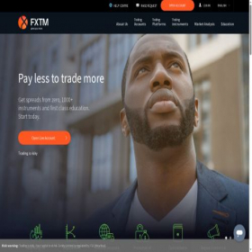 Скриншот главной страницы сайта forextimekr.com