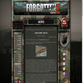 Скриншот главной страницы сайта forgottenhope.warumdarum.de