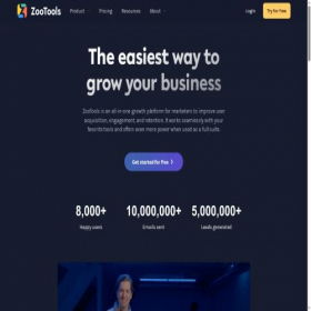 Скриншот главной страницы сайта form.zootools.co