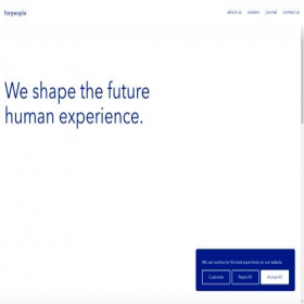 Скриншот главной страницы сайта forpeople.com