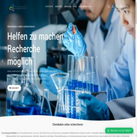 Скриншот главной страницы сайта forschungschemikalien-online.de