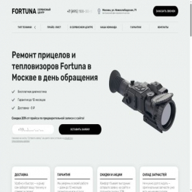 Скриншот главной страницы сайта fort-pricelmaster-msk.ru