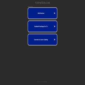 Скриншот главной страницы сайта fortnitevb.com
