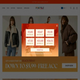 Скриншот главной страницы сайта fortsle.com