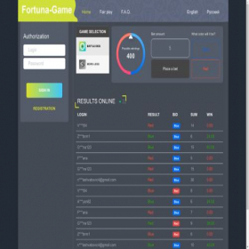 Скриншот главной страницы сайта fortuna-game.ru