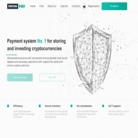 Скриншот главной страницы сайта fortuna-pay.xyz