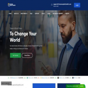Скриншот главной страницы сайта fortunecapitaltradefx.com