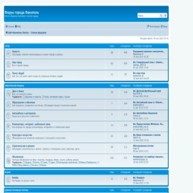Скриншот главной страницы сайта forum.fanipol.net
