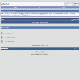 Скриншот главной страницы сайта forum.lepricona.net
