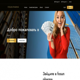 Скриншот главной страницы сайта fosunhyip.com