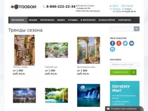 Скриншот главной страницы сайта fotoobou.com