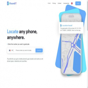 Скриншот главной страницы сайта foundit.mobi
