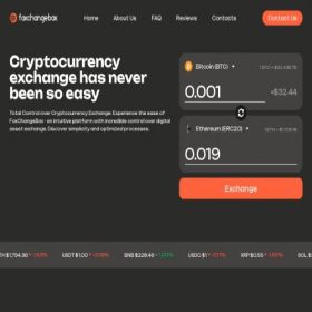 Скриншот главной страницы сайта foxchangebox.com