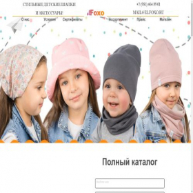 Скриншот главной страницы сайта foxopt.ru