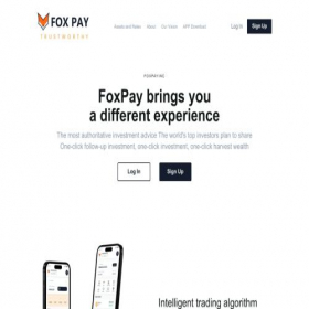 Скриншот главной страницы сайта foxpayinc.com