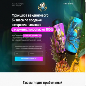Скриншот главной страницы сайта franchise-balybar.ru