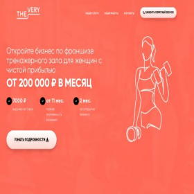 Скриншот главной страницы сайта franchise-thevery.ru