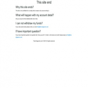 Скриншот главной страницы сайта free-dogecoin.com