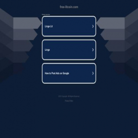 Скриншот главной страницы сайта free-litcoin.com