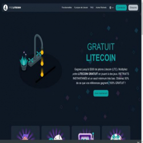 Скриншот главной страницы сайта free-ltc.com