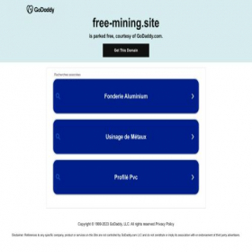 Скриншот главной страницы сайта free-mining.site