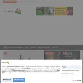 Скриншот главной страницы сайта free-sample-packs.com