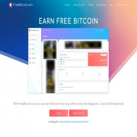 Скриншот главной страницы сайта freebitcoin.win